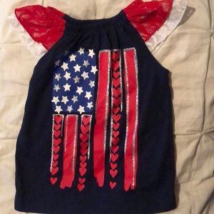 American Flag 4th of July shirt